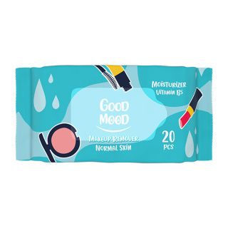دستمال مرطوب آرایشی گودمود مدل Moisturizer Vitamin B5